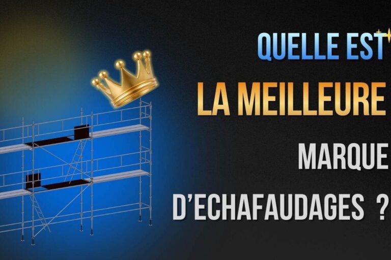 Échafaudage de qualité pour le travail en sécurité