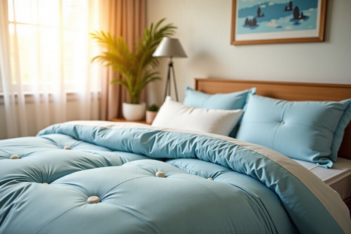Housse de couette entretenue et douce