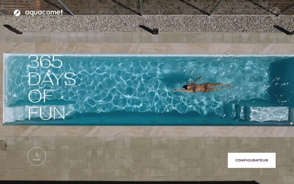 Abris de piscine téléscopique Aquacomet