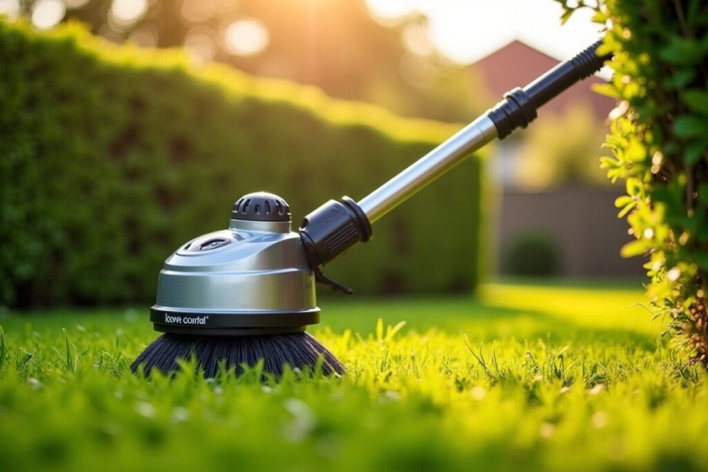 Une débroussailleuse thermique de sécurité et de qualité