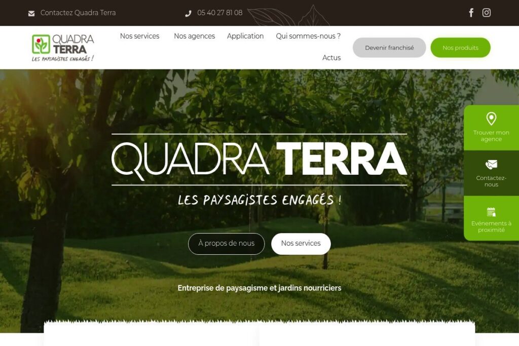 Quadra Terra paysagistes jardins