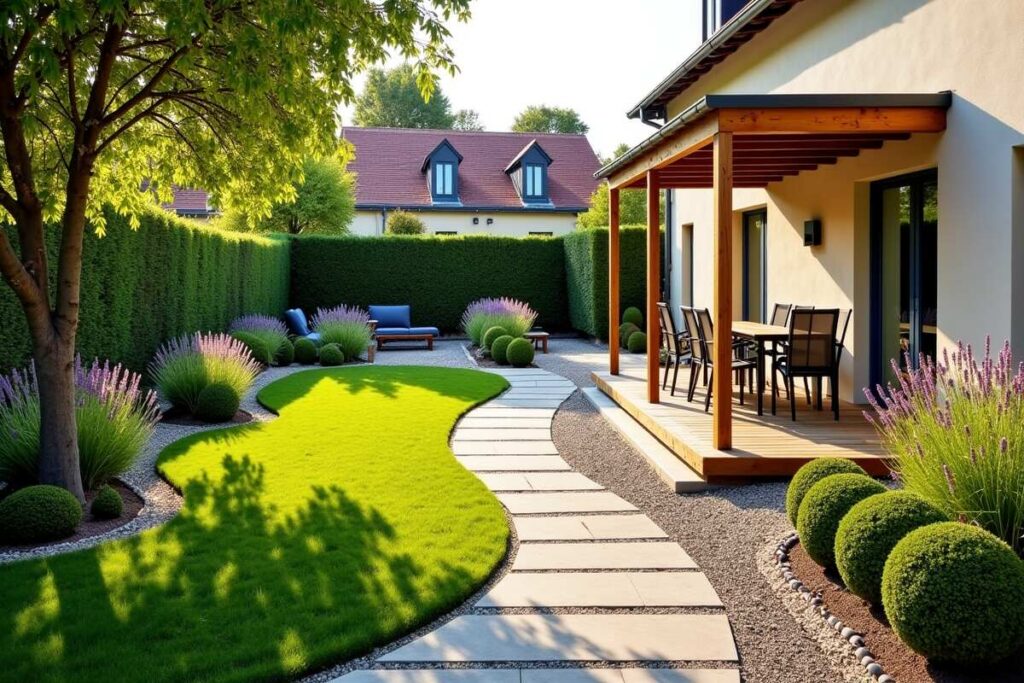 Maison rénovée avec des aménagements tendances